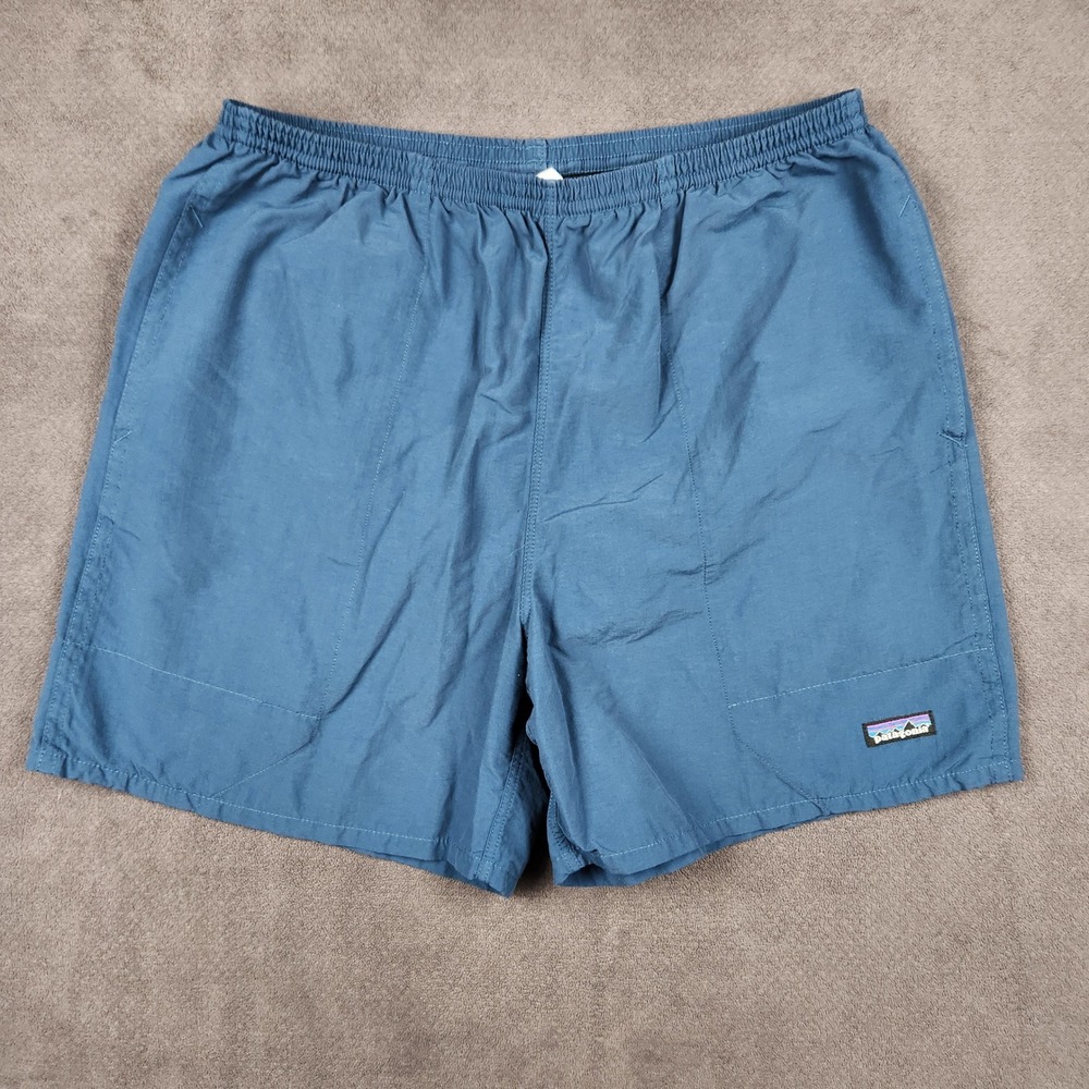 Patagonia Baggies Shorts Mens XL Blue Mesh Lined 6 Inch Inseam Nylon 58002‎